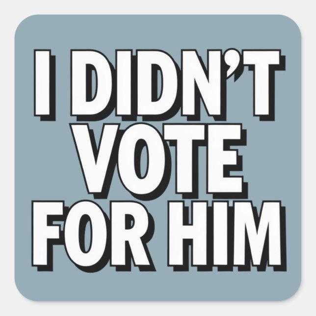 MAHA macht Amerika wieder gesund patriotisch Quadratischer Aufkleber (Vorderseite)