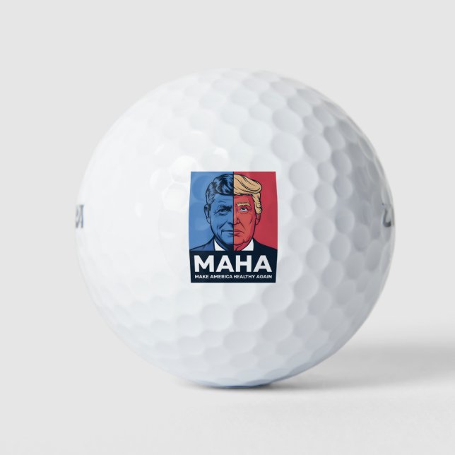 MAHA macht Amerika wieder gesund, Trump 2024 Golfball (Vorderseite)