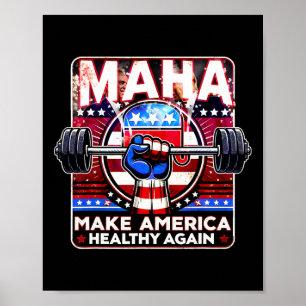 Maha macht Amerika wieder gesund, Trump Kennedy 20 Poster