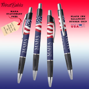 MAHA Make America Healthy Again USA Flag Geschenk  Kugelschreiber