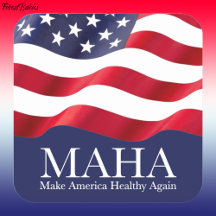 MAHA Make America Healthy Again USA Flag 🇺 🇸