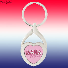 MAHA Mama, Amerika wieder gesund machen 🇺 rosa 🇸 Schlüsselanhänger