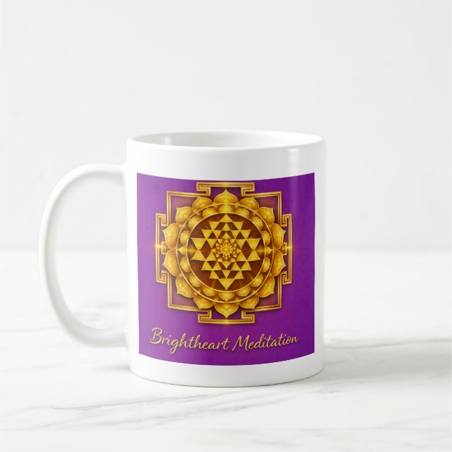 Maha Sri Yantra Mug Kaffeetasse (Links)
