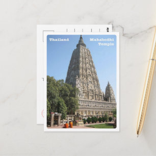 Mahabodhi-Tempel - Thailand - Postkarte