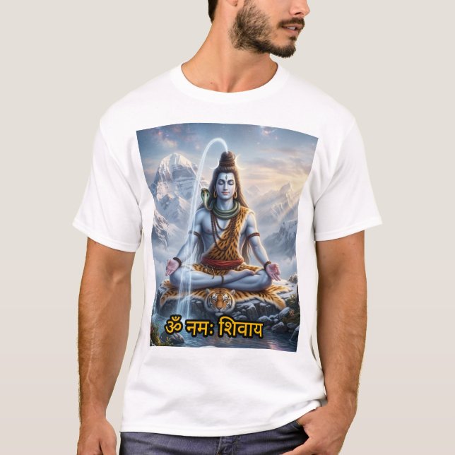 Mahadev Spiritual Energy ArtT-Shirt T-Shirt (Vorderseite)
