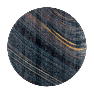 Mahagoni-Goldsheen-Obsidian Schneidebrett