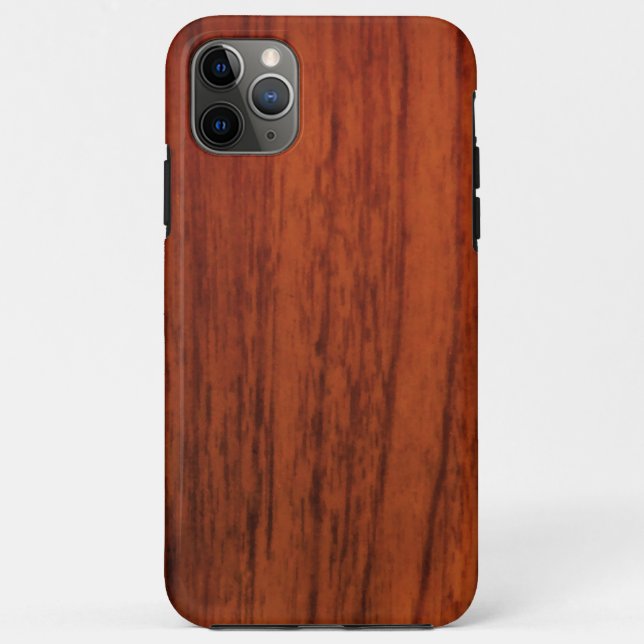 Mahagoniholz Case-Mate iPhone Hülle (Rückseite)