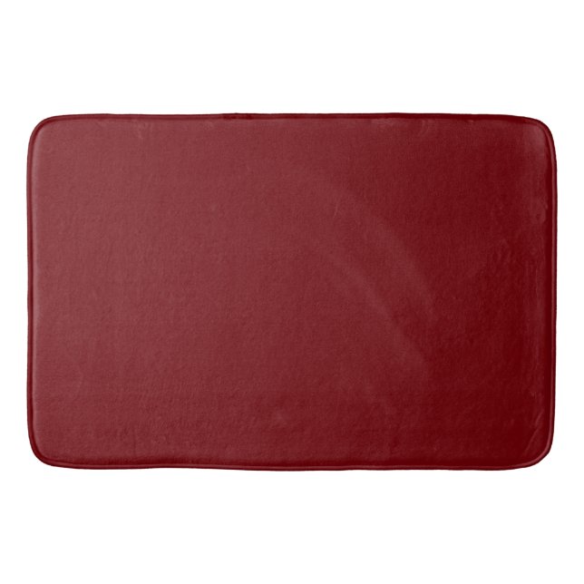 Mahagoniholz in fester Farbe rot Badematte (Vorderseite)