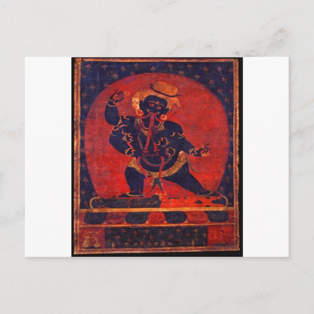 Mahakala, 12th Century Postkarte (Vorderseite)