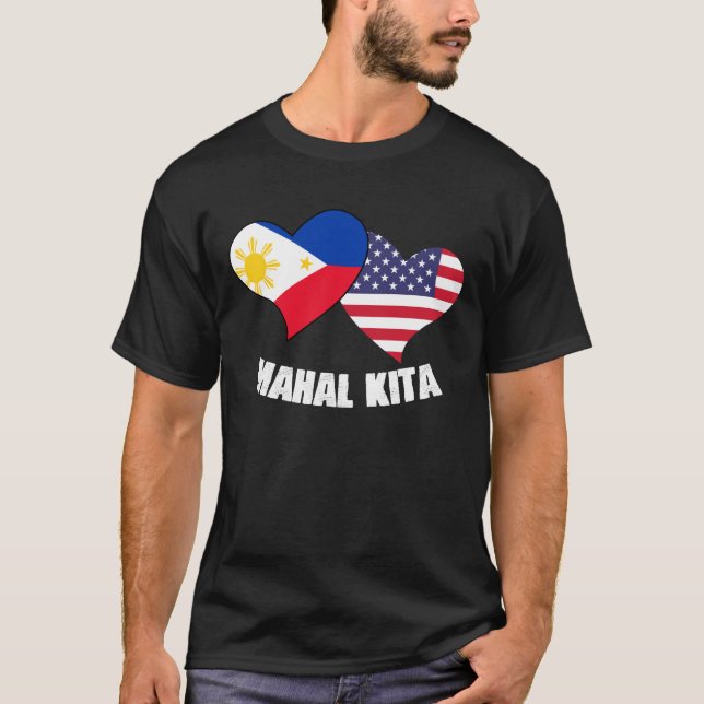 Mahal Kita Filipino Love Expression For A Pinay T-Shirt (Vorderseite)
