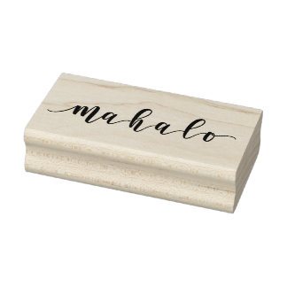 Mahalo2 Gummistempel