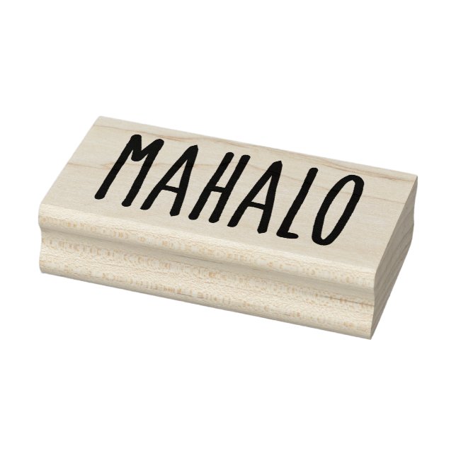 Mahalo5 Gummistempel (Stempel)