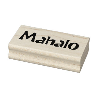 Mahalo6 Gummistempel