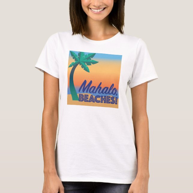 Mahalo Beaches Basic Tanktop (Vorderseite)