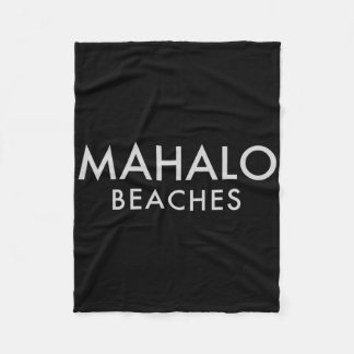 Mahalo Beaches Hawaii Mens Womens Fleecedecke