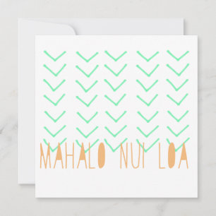 Mahalo Nui Loa Karte