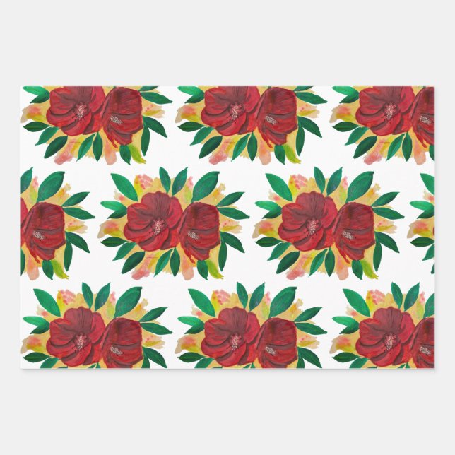 Mahalo-Packpapier Geschenkpapier Set (Vorderseite)