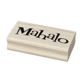 Mahalo Retro Lounge Gummistempel