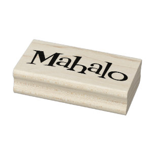 Mahalo Retro Lounge Gummistempel