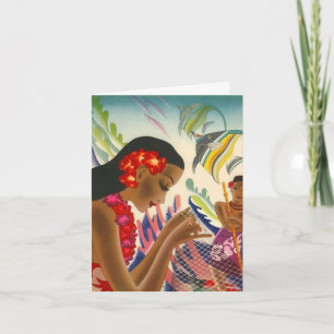 Mahalo vielen Dank, dass Sie die Hawaiian Tropical Dankeskarte