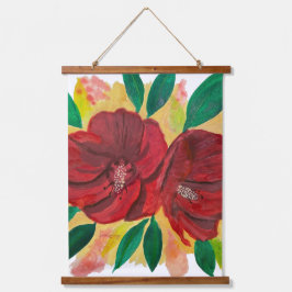 Mahalo Wandteppich Mit Holzrahmen