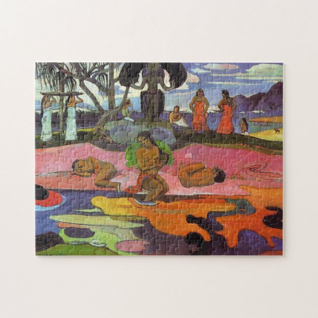 "Mahana kein Atua" - Paul Gauguin Puzzle (Horizontal)