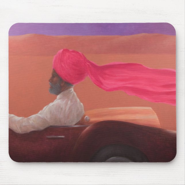 Maharadscha mit Geschwindigkeit 2 Mousepad (Vorne)