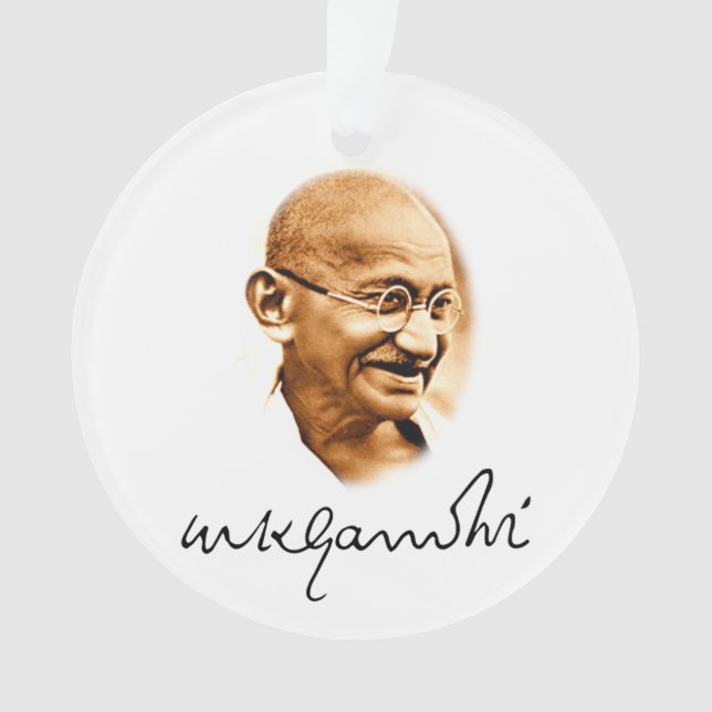 Mahatma Gandhi Ornament (Vorderseite)