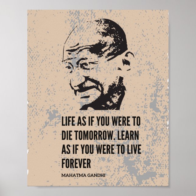 Mahatma Gandhi Poster (Vorne)