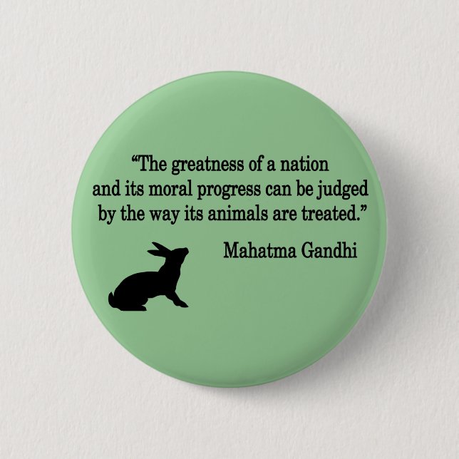 Mahatma Gandhi Quote Collection Button (Vorderseite)