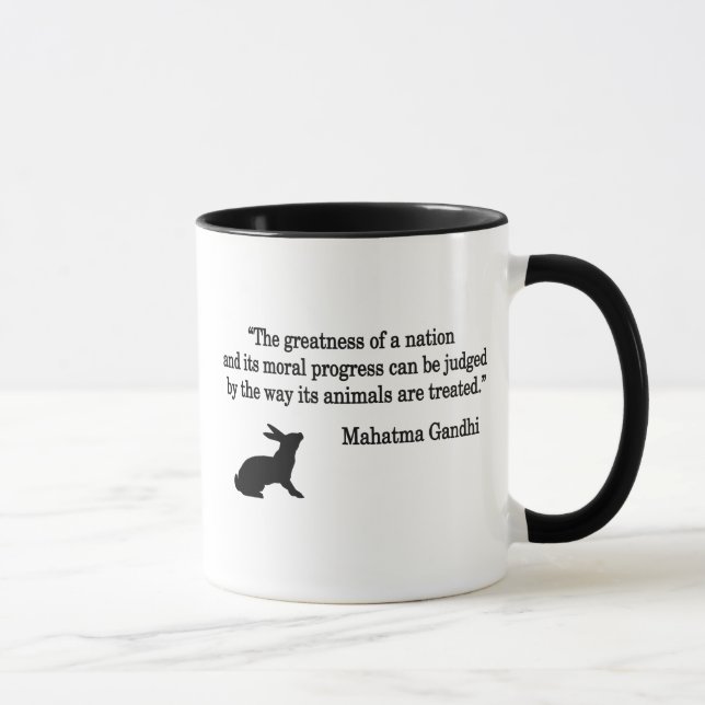 Mahatma Gandhi Quote Collection Tasse (Rechts)