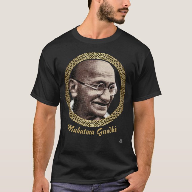 Mahatma Gandhi T - Shirt (Vorderseite)