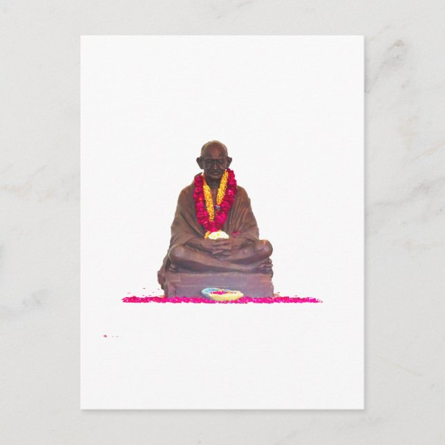 Mahatma GANDHI Vater der Nation Indien Postkarte (Vorderseite)