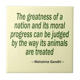 Mahatma Gandhi Zitat Fliese