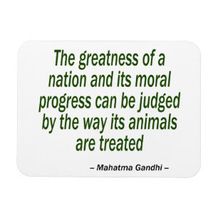 Mahatma Gandhi Zitat Magnet