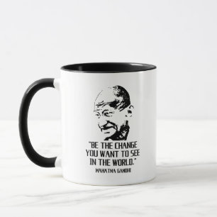 Mahatma-Gandhi-Zitat Tasse