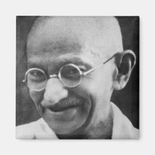 Mahatma- Gandhiporträt-Fotografie Magnet