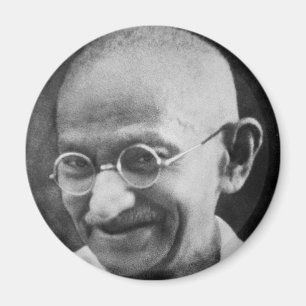 Mahatma- Gandhiporträt-Fotografie Magnet