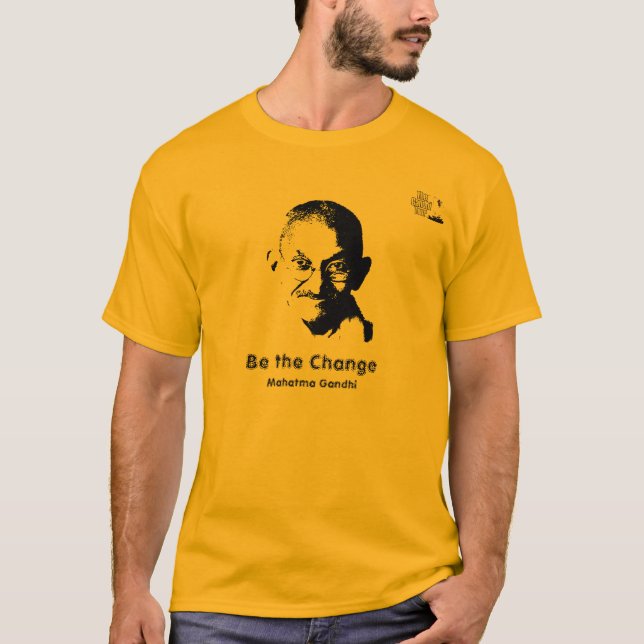 Mahatma- GandhiT - Shirt (Vorderseite)