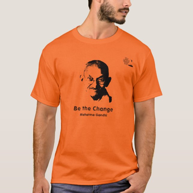 Mahatma- GandhiT - Shirt - O (Vorderseite)
