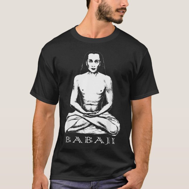 Mahavatar Babaji Guru übernahm Master Meditation T-Shirt (Vorderseite)