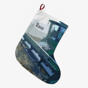 Mähdrescher-WeihnachtsStrumpf Großer Weihnachtsstrumpf