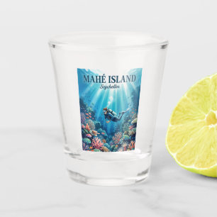 Mahé Insel Seychellen Schnapsglas