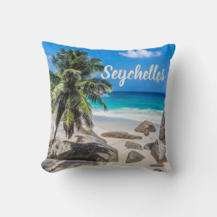 Mahe Seychelles Carana Beach Geschenk Kissen