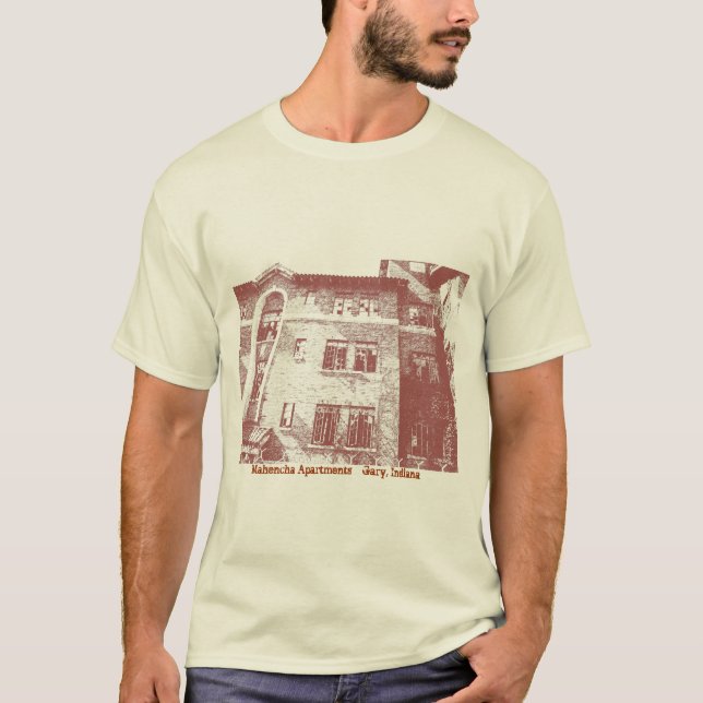 Mahencha Wohnungen    Gary, Indiana T-Shirt (Vorderseite)
