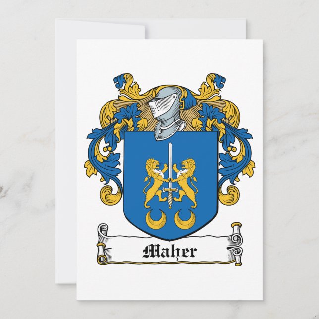 Maher Familienwappen (Vorderseite)