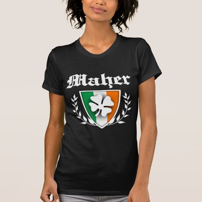 Maher-Kleeblatt-Wappen T-Shirt (Vorderseite)