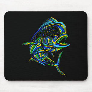 Mahi Mahi-Delfinfisch Hochseeangeln Mousepad