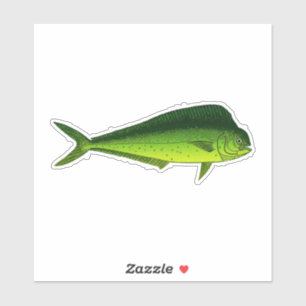 Mahi Mahi - Dolphin Fish - Dorado Aufkleber