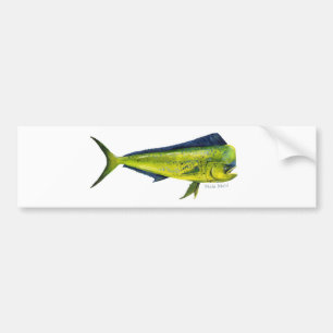 Mahi Mahi Fisch-Autoaufkleber Autoaufkleber